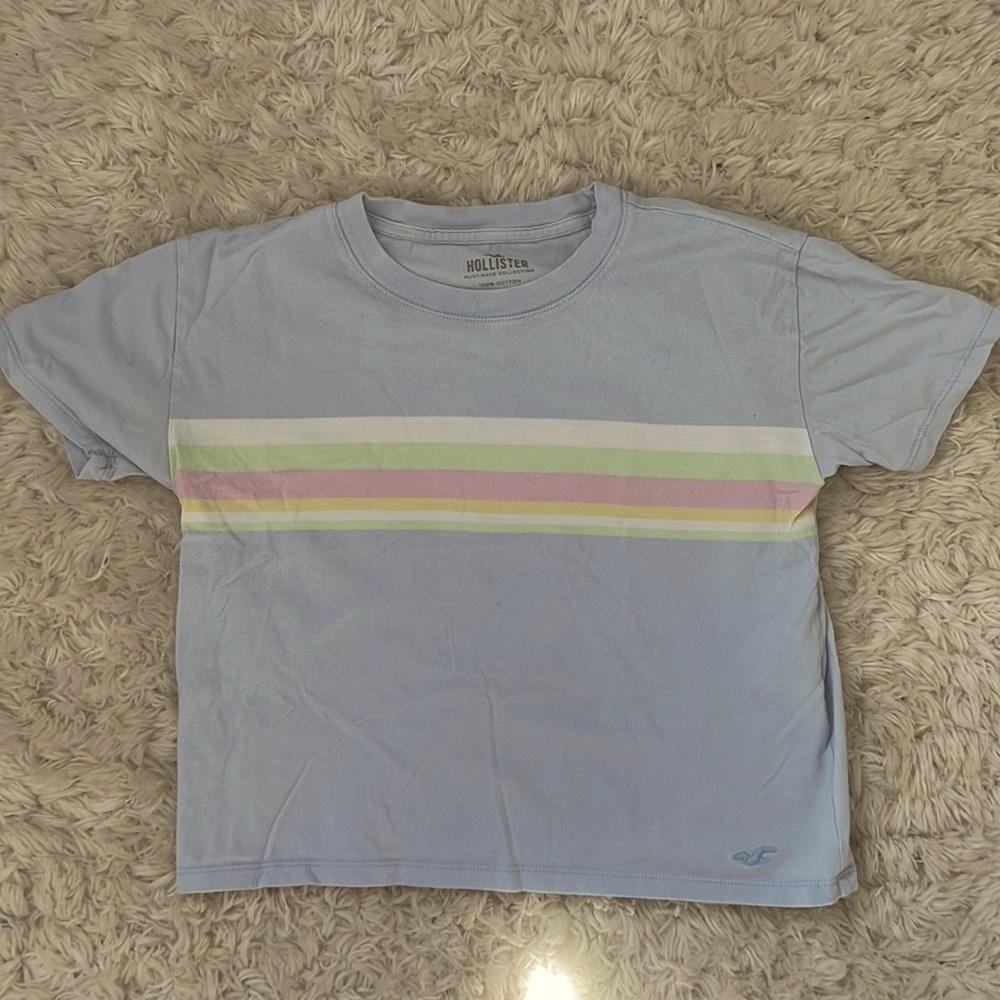 HOLISTER STRIPED CROP TOP